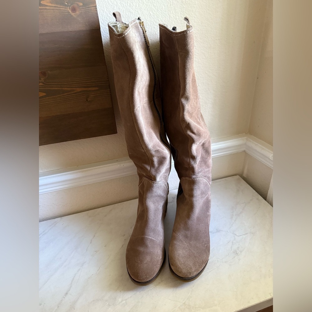 Ted Baker Tan Over the Knee Boots - Picture 2 of 10